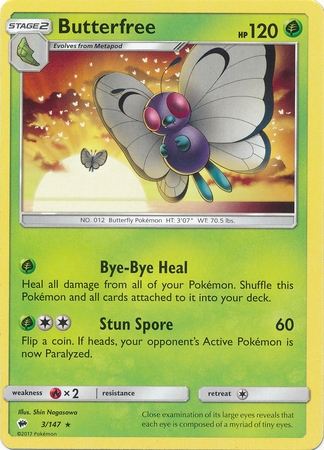 Butterfree - 3/147 - Rare