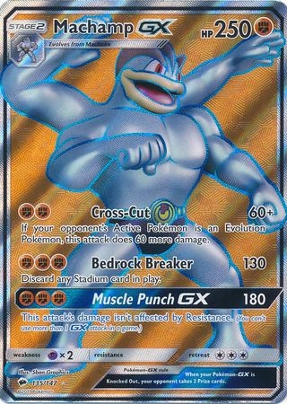 Machamp GX - 135/147 - Full Art Ultra Rare