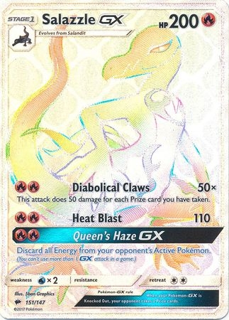 Salazzle GX - 151/147 - Hyper Rare