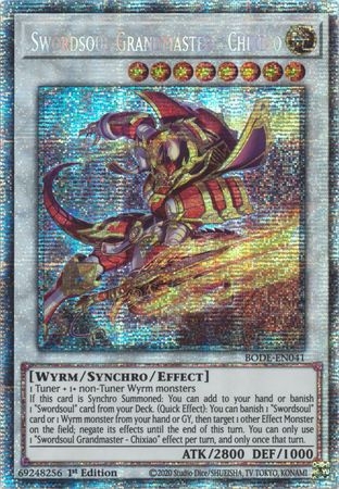 Swordsoul Grandmaster - Chixiao - BODE-EN041 - Starlight Rare 1st Edition