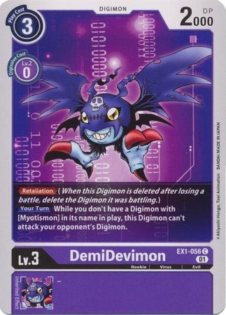 DemiDevimon - EX1-056 - Common