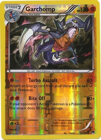 Garchomp - 70/122 - Holo Rare Reverse Holo