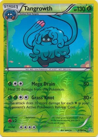 Tangrowth - 5/160 - Rare - Reverse Holo