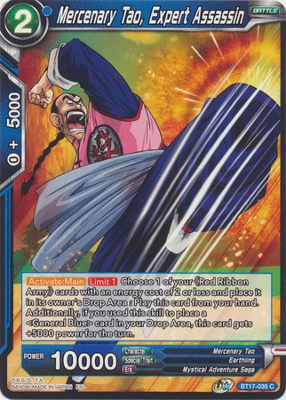 Mercenary Tao, Expert Assassin - BT17-035 - Common