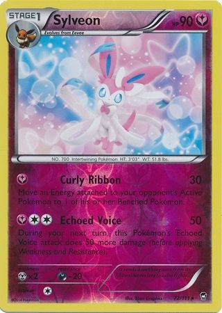 Sylveon - 72/111 - Rare Reverse Holo
