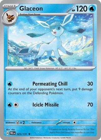 Glaceon - 025/131 - Holo Rare