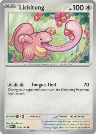 Lickitung - 108/165 - Common