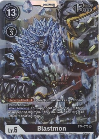 Blastmon - BT4-075 - Super Rare