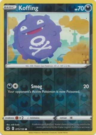Koffing - 075/159 - Common Reverse Holo