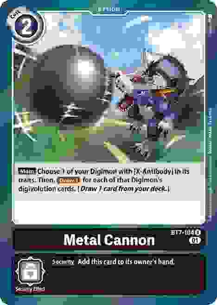 Metal Cannon - BT7-104 R - Rare