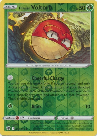 Hisuian Voltorb - 002/189 - Common Reverse Holo