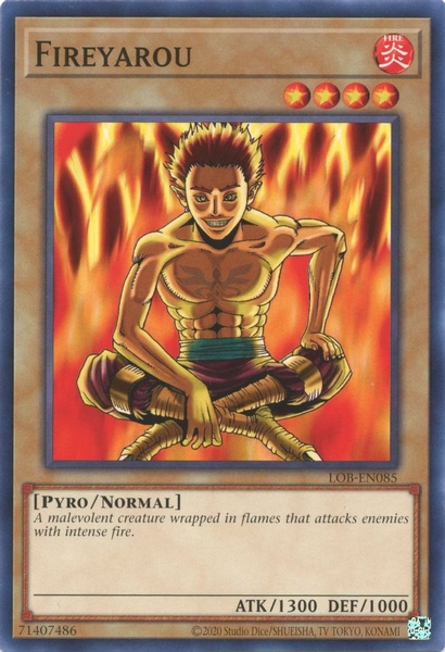 Fireyarou - LOB-EN085 - Common Unlimited (25th Reprint)