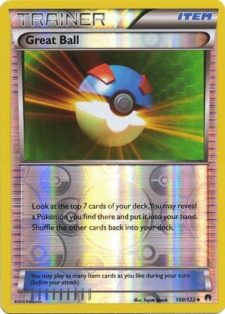 Great Ball - 100/122 - Uncommon Reverse Holo