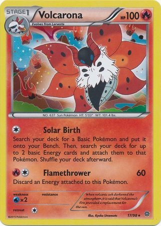 Volcarona - 17/98 - Holo Rare