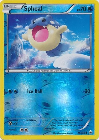 Spheal - 46/160 - Common - Reverse Holo
