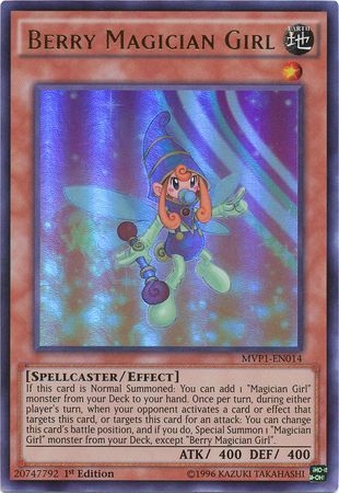 Berry Magician Girl - MVP1-EN014 - Ultra Rare 1st Edition