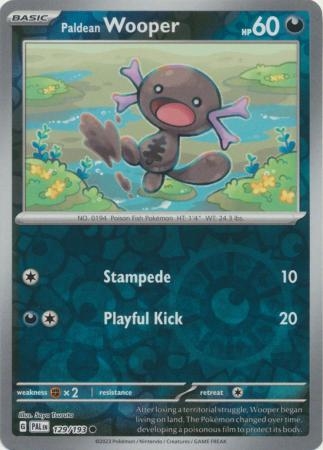 Paldean Wooper - 129/193 - Common Reverse Holo