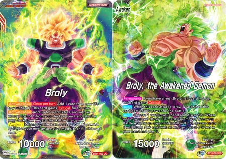 Broly | Broly, the Awakened Demon - BT11-002 - Uncommon