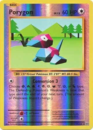 Porygon - 71/108 - Uncommon Reverse Holo