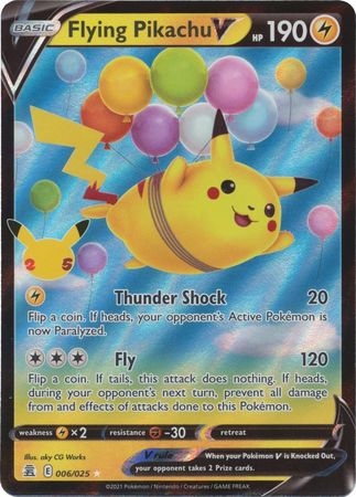 Flying Pikachu V - 6/25 - Ultra Rare