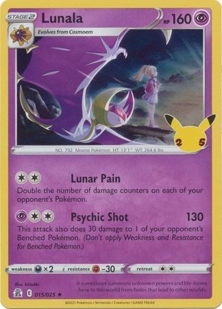 Lunala - 15/25 - Holo Rare