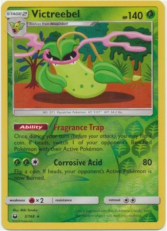 Victreebel - 3/168 - Holo Rare Reverse Holo