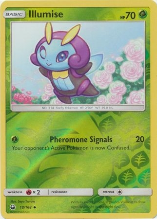 Illumise - 18/168 - Uncommon Reverse Holo