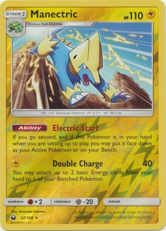 Manectric - 52/168 - Rare Reverse Holo