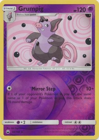Grumpig - 60/168 - Rare Reverse Holo
