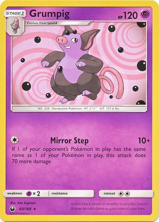 Grumpig - 60/168 - Rare