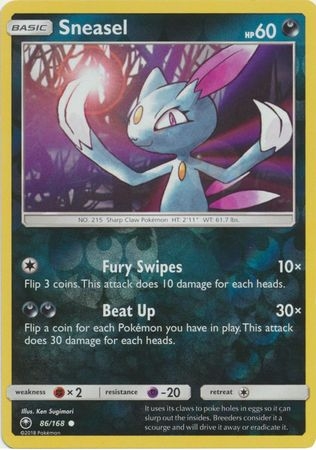 Sneasel - 86/168 - Common Reverse Holo