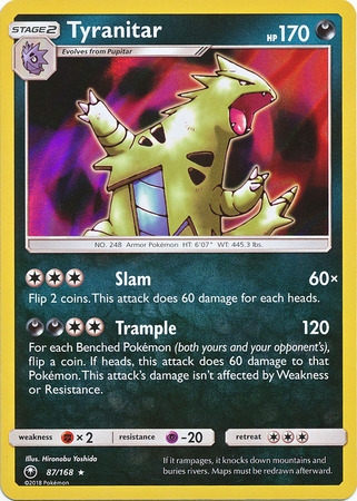 Tyranitar - 87/168 - Holo Rare