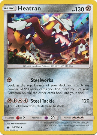 Heatran - 98/168 - Holo Rare