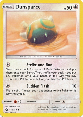 Dunsparce - 110/168 - Uncommon