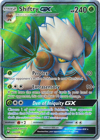 Shiftry GX - 152/168 - Full Art Ultra Rare