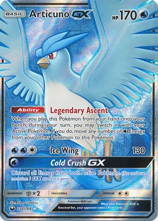 Articuno GX - 154/168 - Full Art Ultra Rare