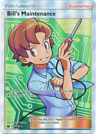 Bill's Maintenance - 162/168 - Full Art Ultra Rare