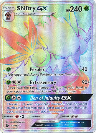 Shiftry GX - 169/168 - Hyper Rare