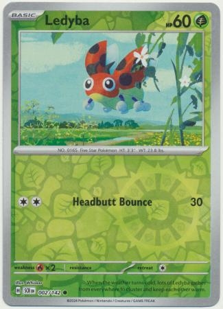 Ledyba - 002/142 - Common Reverse Holo