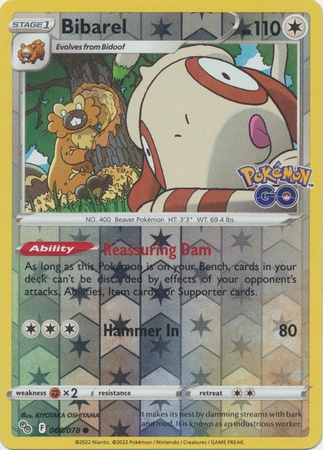 Bibarel - 060/078 - Common Reverse Holo