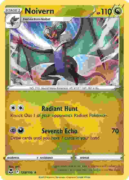 Noivern - 133/195 - Rare Reverse Holo