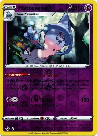 Hatterene - 020/073 - Holo Rare Reverse Holo