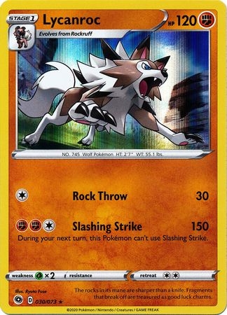 Lycanroc - 030/073 - Holo Rare