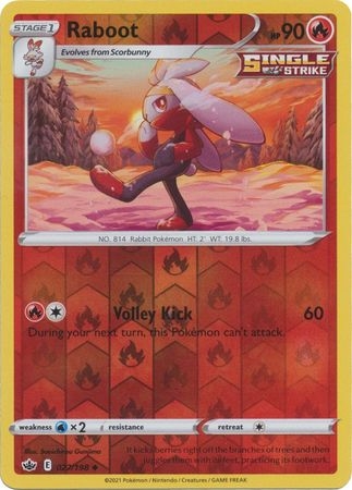 Raboot - 27/198 - Uncommon Reverse Holo