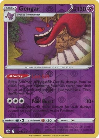 Gengar - 57/198 - Holo Rare Reverse Holo