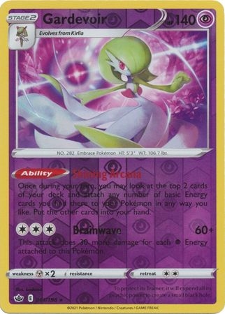 Gardevoir - 61/198 - Holo Rare Reverse Holo