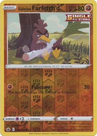 Galarian Farfetch'd - 78/198 - Common Reverse Holo