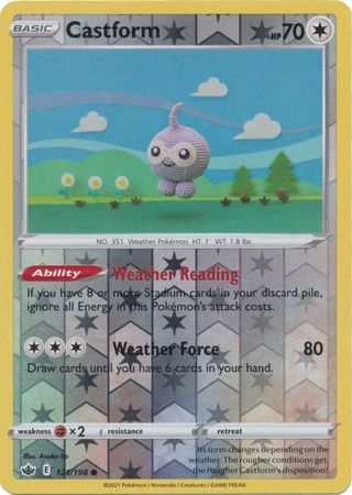 Castform - 121/198 - Common Reverse Holo
