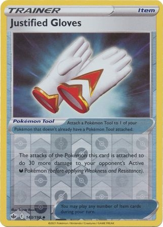 Justified Gloves - 143/198 - Uncommon Reverse Holo