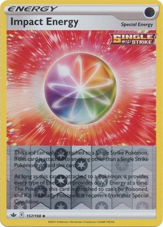 Impact Energy - 157/198 - Uncommon Reverse Holo